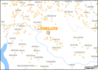 map of Nabojina