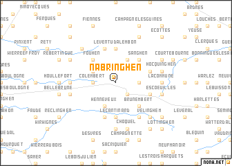 map of Nabringhen