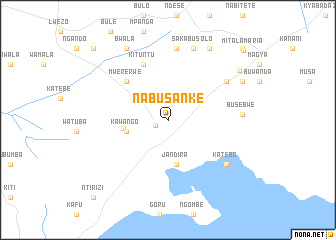 map of Nabusanke