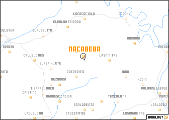 map of Nacabeba