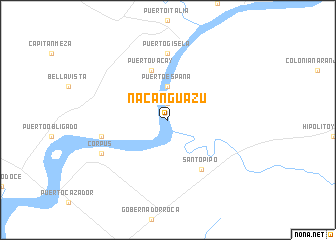 map of Ñacanguazú