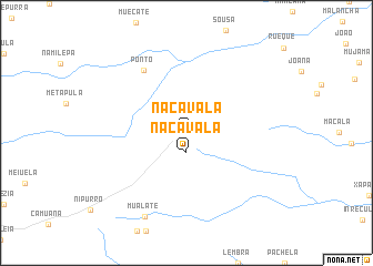 map of Nacavala