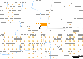 map of Nadana