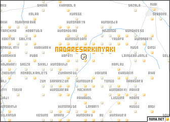map of Nadare Sarkin Yaki