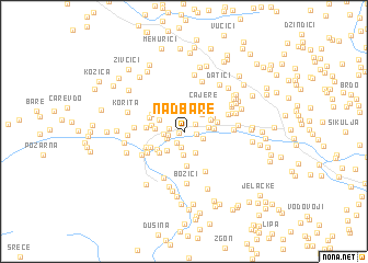 map of Nadbare