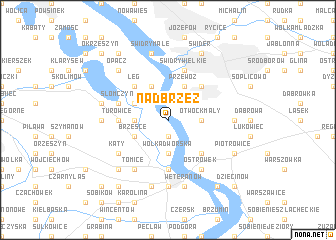 map of Nadbrzeż