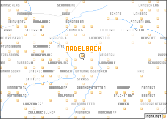 map of Nadelbach