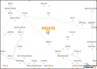 map of Nadème