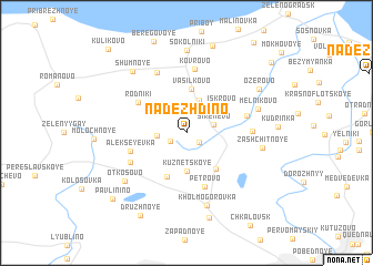 map of Nadezhdino