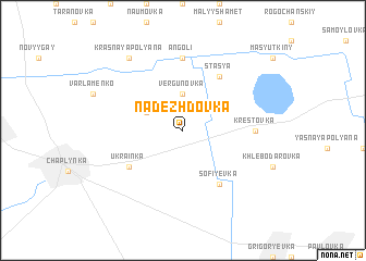 map of Nadezhdovka