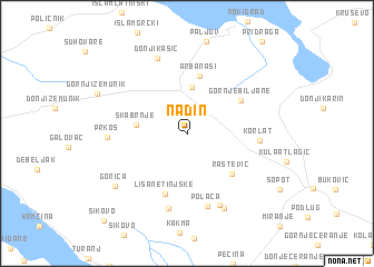 map of Nadin