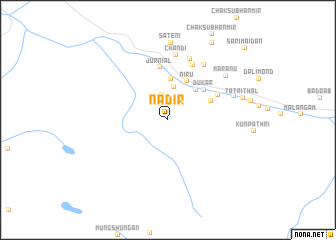 map of Nādir