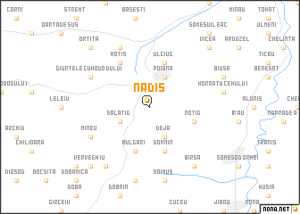 map of Nadiş