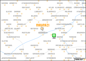 map of Nádraží