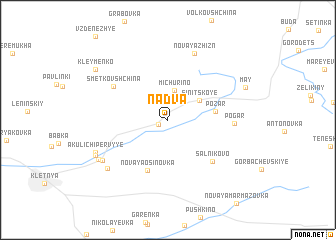 map of Nadva