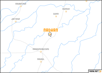 map of Nadwān