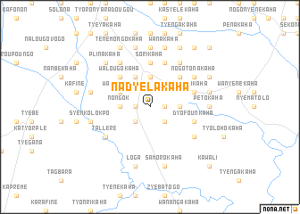 map of Nadyèlakaha