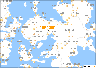map of Naegan-ni