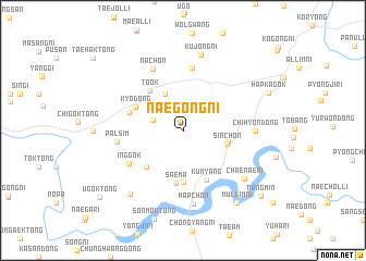 map of Naegong-ni