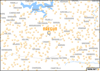 map of Naegŭn