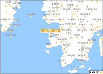 map of Naejang-ni