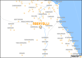 map of Naemyŏl-li