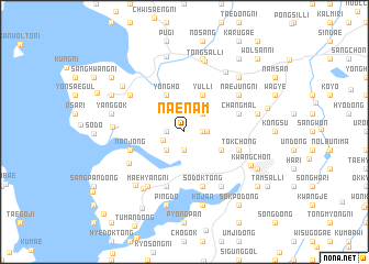 map of Naenam