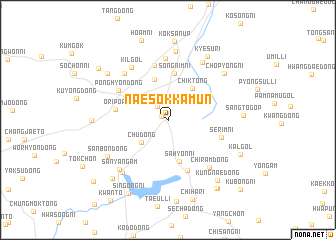 map of Naesŏkkamun