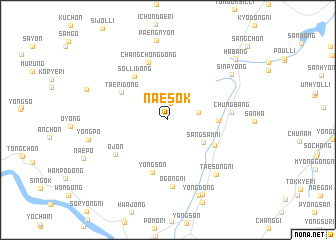 map of Naesŏk