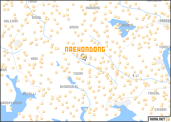 map of Naewŏn-dong