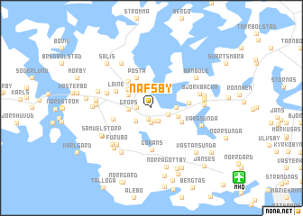 map of Näfsby