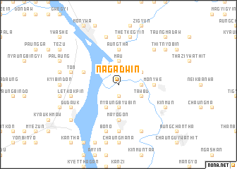 map of Nagadwin