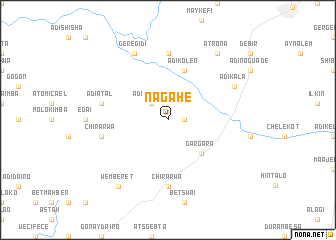 map of Nagahe