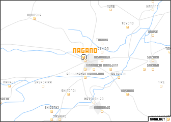 map of Nagano