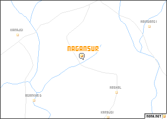 map of Nāgansūr