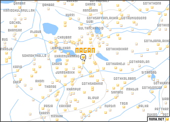 map of Nāgan