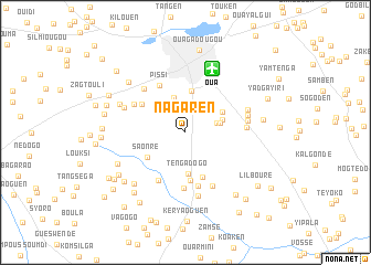 map of Nagaren