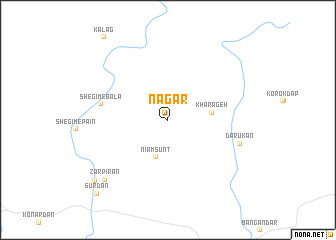 map of Nāgār