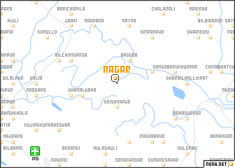 map of Nagar