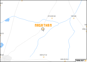 map of Nāgathān