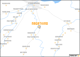 map of Nagatkino