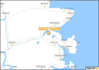 map of Nagatsura