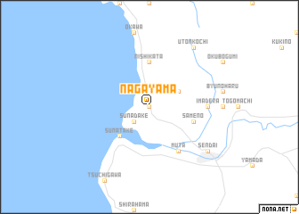 map of Nagayama