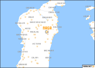 map of Naga