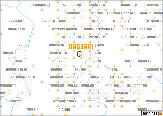 map of Nāgbāri