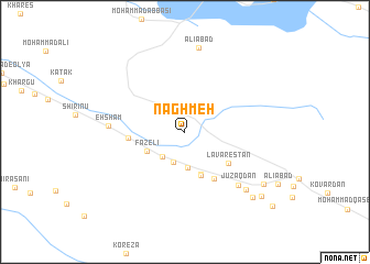 map of Naghmeh