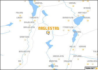 map of Naglestad