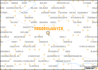 map of Nagórki Judyce