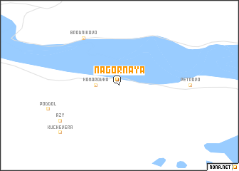 map of Nagornaya
