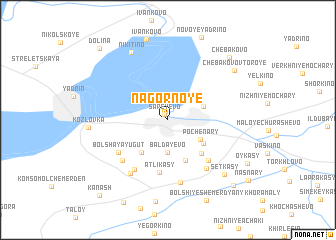 map of Nagornoye